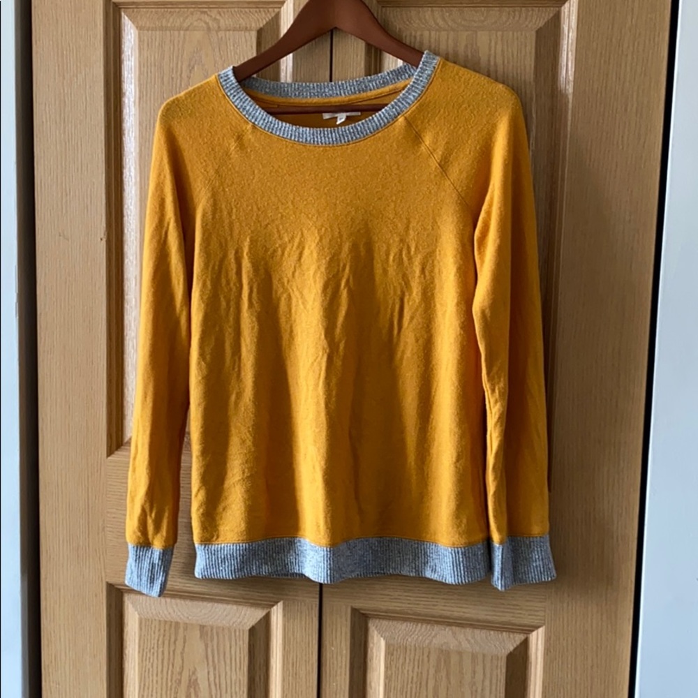 Soft marigold sweater